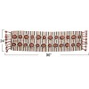 Storied Home Cotton Tufted Kilim Floor Runner with Braided Tassels - 2 of 3