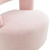 NicBex Swivel Barrel Chair, Comfy Round Accent Chair with Upholstered Performance Fabric for Living Room, Bedroom - 4 of 4