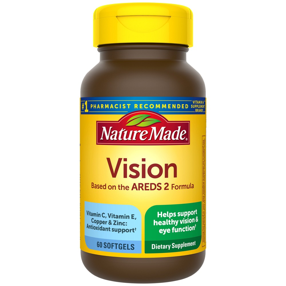 UPC 031604043001 product image for Nature Made Vision with Areds 2 Formula Supplements - 60ct | upcitemdb.com