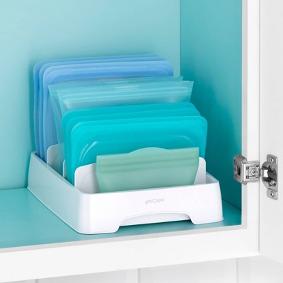 YouCopia 2pk Small Plastic StoraLid Container Lid Organizer - White: Kitchen Drawer & Pot Lid Storage Organizer — фото 7