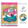 Magnolia Garden I Go Where I Am Towed Pink Camper 13 x 18 Inch Polyester Garden Flag - 2 of 2