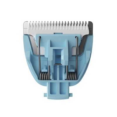 Meridian Slimmer Trimmer Precision Pubic & Body Hair Trimmer Ceramic Blade, Single Replacement Blade - Sky Blue