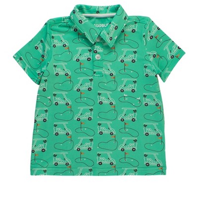 RuggedButts Toddler Boys Knit Short Sleeve Performance Polo