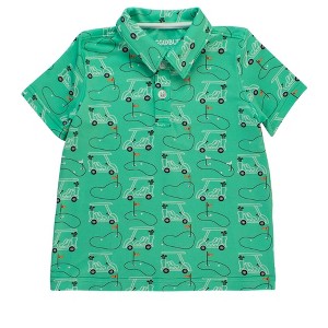 RuggedButts Toddler Boys Knit Short Sleeve Performance Polo - 1 of 2