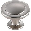 Elegant Lighting Logyn 1.3Inch Diameter Brushed Nickel Mushroom Knob Multipack (Set of 10) - 4 of 4