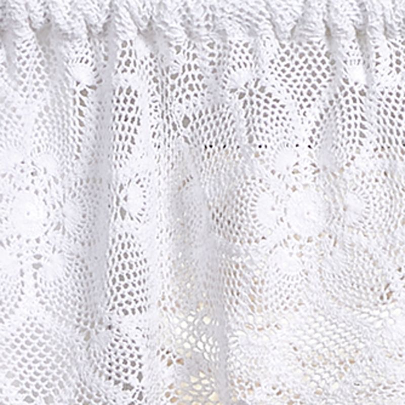 Park Designs Kadia Crochet Lace Valance 60” x 14”, 3 of 4