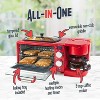 Nostalgia 3-in-1 Retro Breakfast Station - Includes 5 Cup Coffee Maker, Non-Stick Ceramic Griddle, and 4-Slice Toaster Oven - 4 of 4