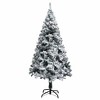 Artificial Pre-lit Christmas Tree with Ball Set Green 59.1" PVC - 3 of 4