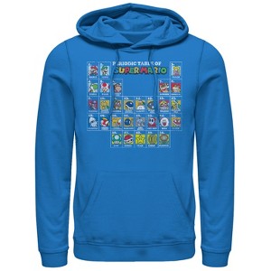 Men's Nintendo Periodic Table of Super Mario Pull Over Hoodie - 1 of 4