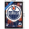 Trends International NHL Edmonton Oilers - Maximalist Logo 23 Framed Wall Poster Prints - 3 of 4