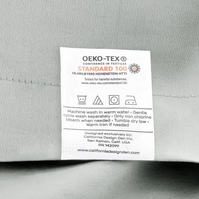 Light Grey Queen Cotton Sateen Duvet Cover Set with Button Closure