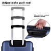 3 Piece Luggage Set With TSA Lock, Lightweight Cross Stripe Suitcase Hardshell Luggage Set (20in/24in/28in) - 3 of 4