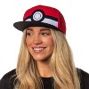 Pokemon Men's Poke Ball Embroidered Logo Flatbill Snapback Hat - 3 of 4