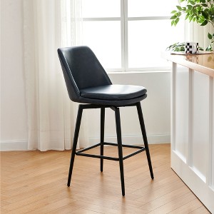 Spruce&Spring Counter Height Swivel Barstool Set - 1 of 4
