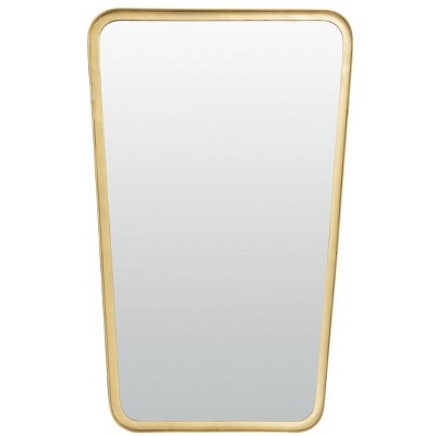 Kaiya 800 x 400mm Oblong Mirror - Brushed Brass