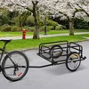 Cycle Utility Trailer All-terrain Folding Bicycle Storage Cart with Hitch for Pavement, Gravel, Grass, Sand, Mud, Hills - 2 of 4