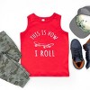 The Juniper Shop This Is How I Roll Youth Tank Top - XL - Red - 3 of 4