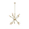 Elegant Lighting Axel 10 Lights Brass Pendant - 3 of 4
