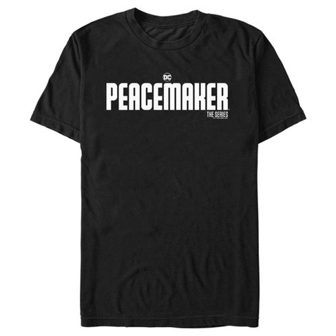 Men's Peacemaker White Classic Logo T-shirt : Target