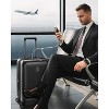 LUGGEX Luggage Sets of 2 Piece(20/28), Expandable 20 Inch Carry On Luggage and 28 Inch Checked Luggage, Charcoal Metallic - 4 of 4