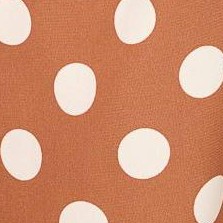 tan polka dot