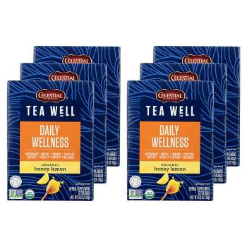 Teawell Honey Grey Lemon Tea - Case of 6/12 Bags