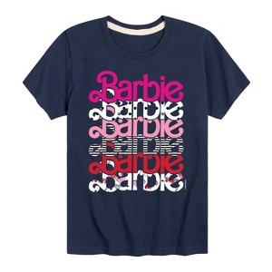 Boys' - Barbie - Stacked Barbie Vday Short Sleeve Graphic T-Shirt - 1 of 4