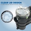 XtremepowerUS 3/4 HP High Flo for Above Ground Swimming Pool Pump w/ Strainer - 3 of 4