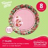 Treasures Gifted Strawberry Shortcake Dessert Plates 7in - Disposable Paper Plates - Strawberry Shortcake Birthday Party Supplies - 2 of 4