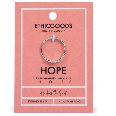 Ethic Goods Morse Code Ring  | PATTERNED