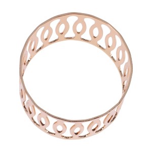 Unique Bargains Napkin Rings Ornamental Openwork Iron 1 Pc - 1 of 3