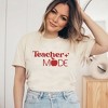 Simply Sage Market Women's Teacher Mode Apple Short Sleeve Graphic Tee - 2 of 3