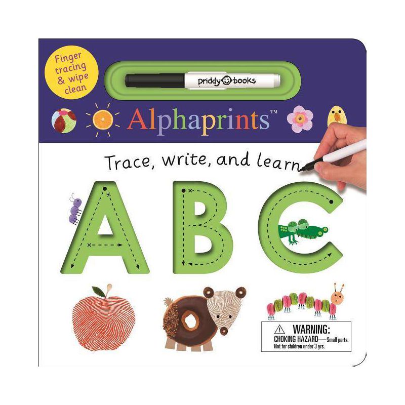 Alphaprints: Trace, Write, and Learn ABC - by  Roger Priddy (Board Book), 1 of 2