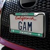 Binghamton University Bearcats Logo Full Size Standard License Plate Metal Frame - 3 of 4