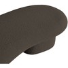 Meridian Furniture,Luka Boucle Fabric Bench - 3 of 4