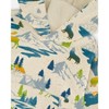 Deux par Deux Boy Printed Hooded Fleece Sweatshirt Beige - 3 of 4