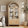 Vatros Arched Cabinet Wooden Display Cabinet - 2 of 4