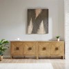 Madison Park Devin 2 Door Accent Cabinet with Adjustable Shelves Natural: Contemporary Style, Wood Frame, Storage Organizer - 4 of 4
