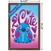 Trends International Disney Lilo and Stitch - 2 Cute Framed Wall Poster Prints - 3 of 4