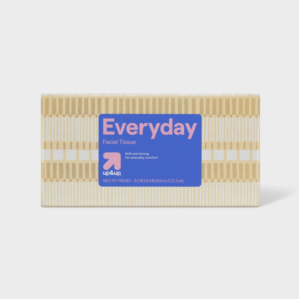 Everyday Facial Tissue - 160ct - up&up™