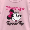 Girl's Minnie Mouse Mommy's Minnie Me Portrait T-Shirt - 2 of 4