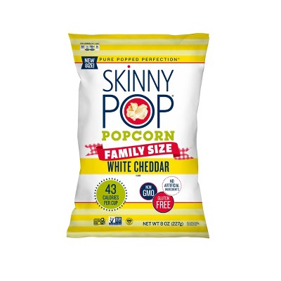 SkinnyPop White Cheddar Popcorn Family Size - 8oz