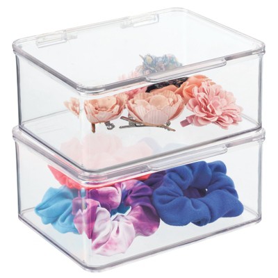 Mdesign Plastic Cosmetic Vanity Storage Organizer Box : Target