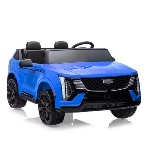 Jojoka 24V Licensed Cadillac Electric Ride on Car for Kids, 2 Seater w/ Remote Control,Shock Absorbers,LED Lights,Music & Slow Start - 1 of 4