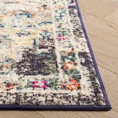Black and Gold 8' x 10' Synthetic Non-slip Rectangular Area Rug