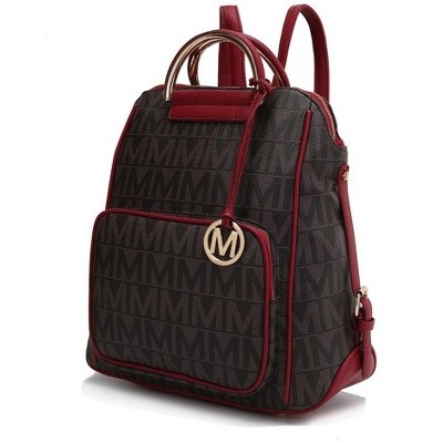 MKF Collection Cora Milan M Signature Trendy Travel Backpack by Mia K
