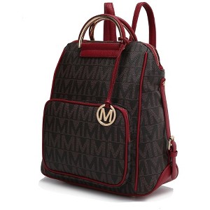 MKF Collection Cora Milan M Signature Trendy Travel Backpack by Mia K - 1 of 4