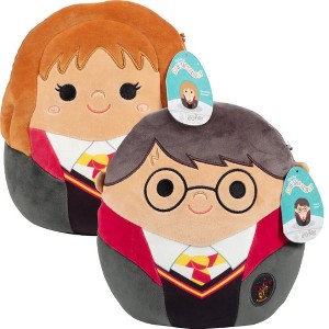 Squishmallows 10" Harry Potter Collection 2 Pack - Featuring Harry Potter and Hermione Granger! - Officially Licensed 2025 Jazwares Big Plush - 1 of 4