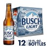 Busch Light American Lager Beer - 12pk/12 fl oz Bottles - 2 of 4