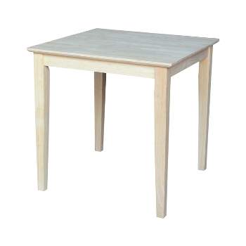 30" Square Solid Wood Tables - International Concepts